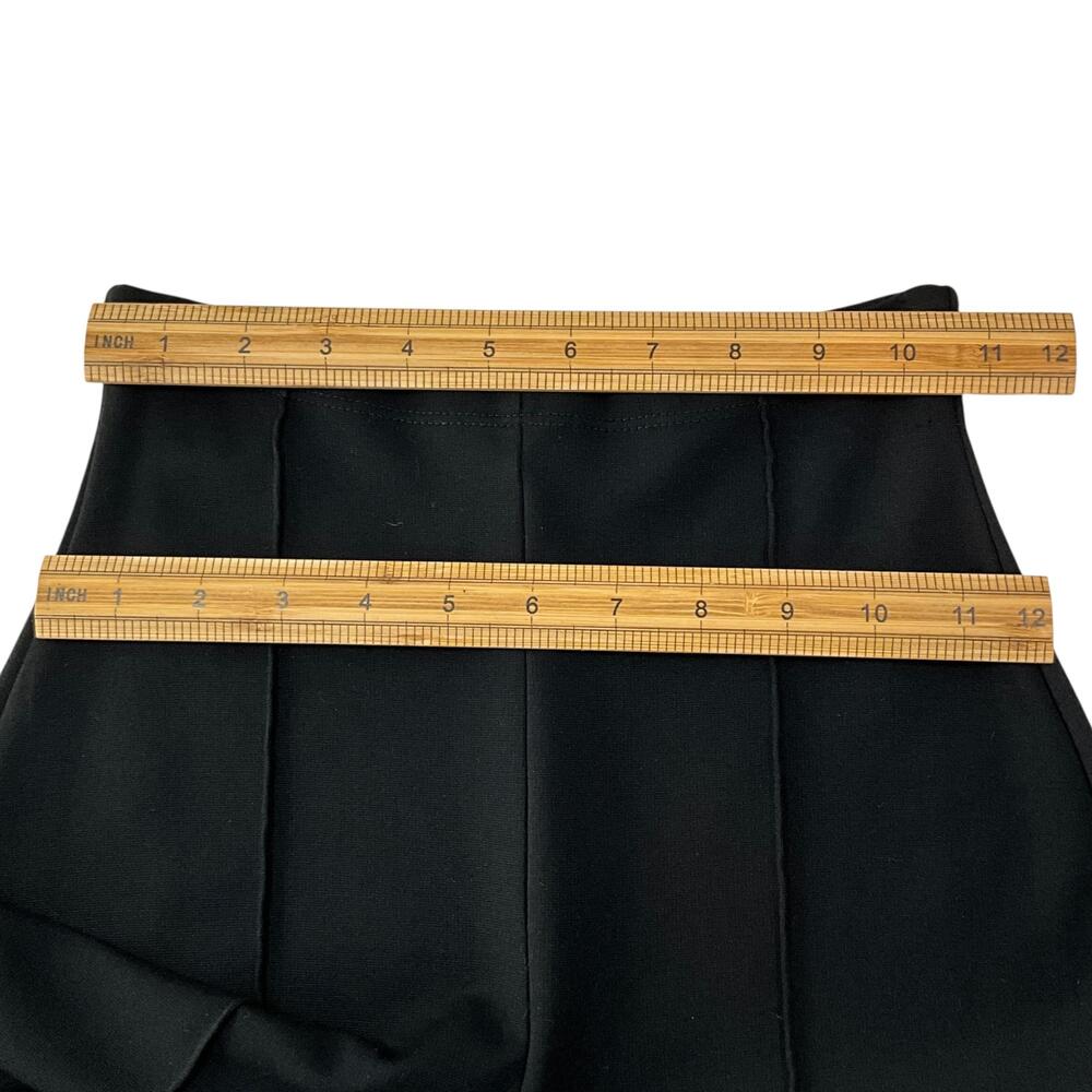 Ripley Rader Ponte Knit Long Wide Leg Pant Black Womens Medium 3 34" Inseam - Picture 8 of 11